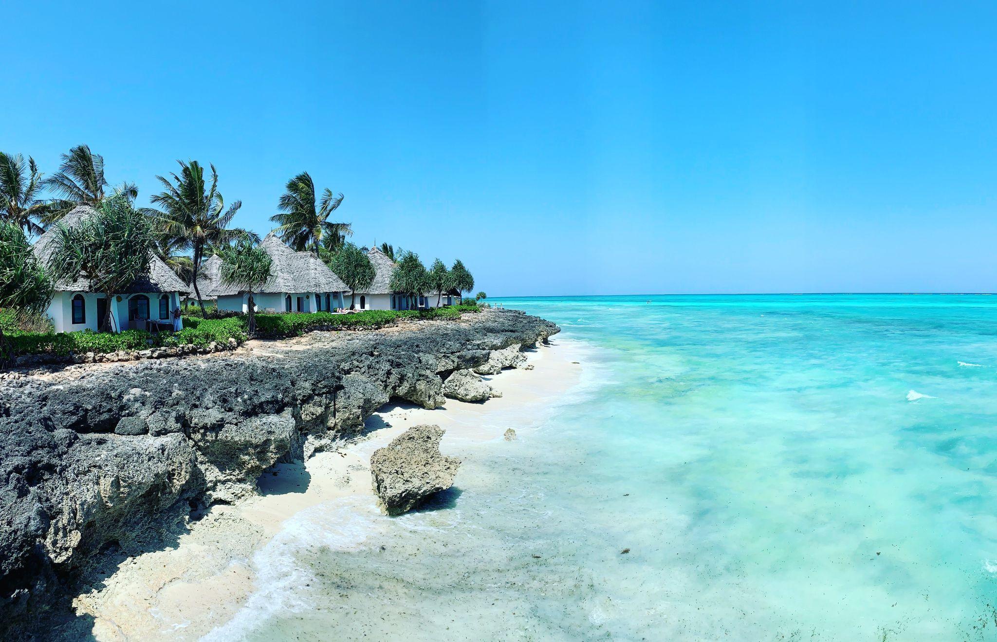 Rocky Beach in Zanzibar Image of a rocky beach in Zanzibar which can be a relaxing dream destination.